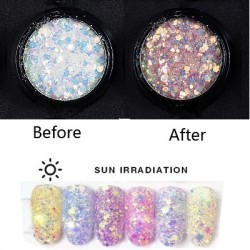 Glitter sclipici cu efect UV #312325